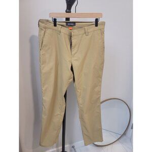 Bluffworks Ascender Pants Mens 36x34 Tan Travel City Hiking